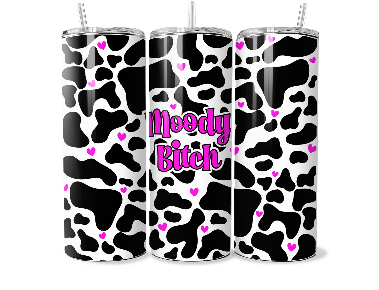 Moody B Dark Pink 20oz Tumbler