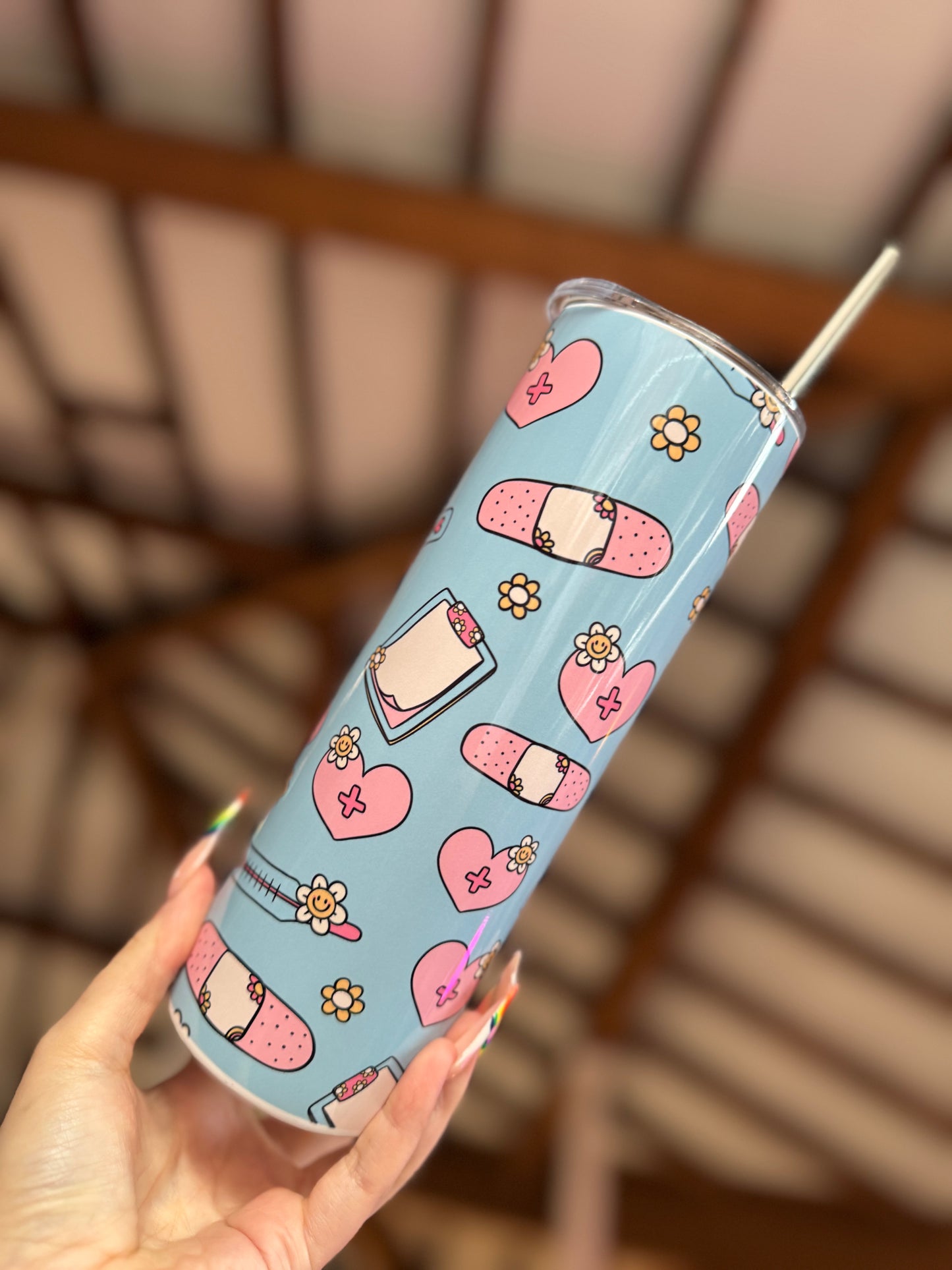 Blue Plaster 20oz Tumbler