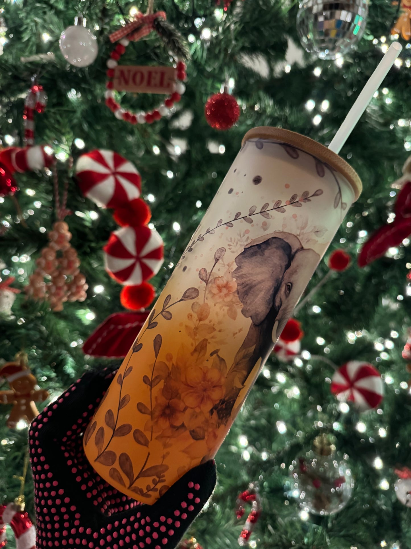 Limited Edition Elephant Glass Tumbler