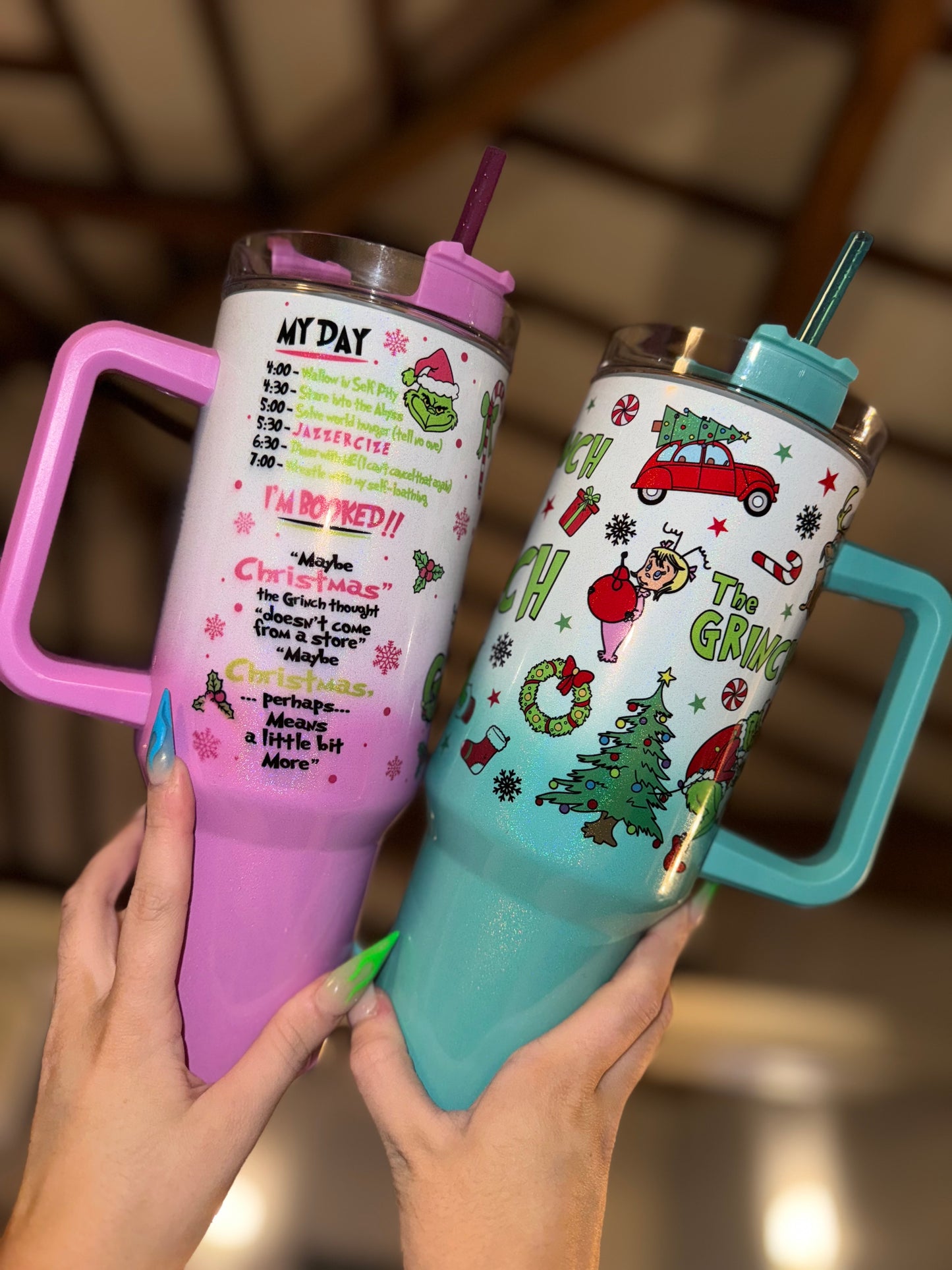 Grinch 40oz Tumbler