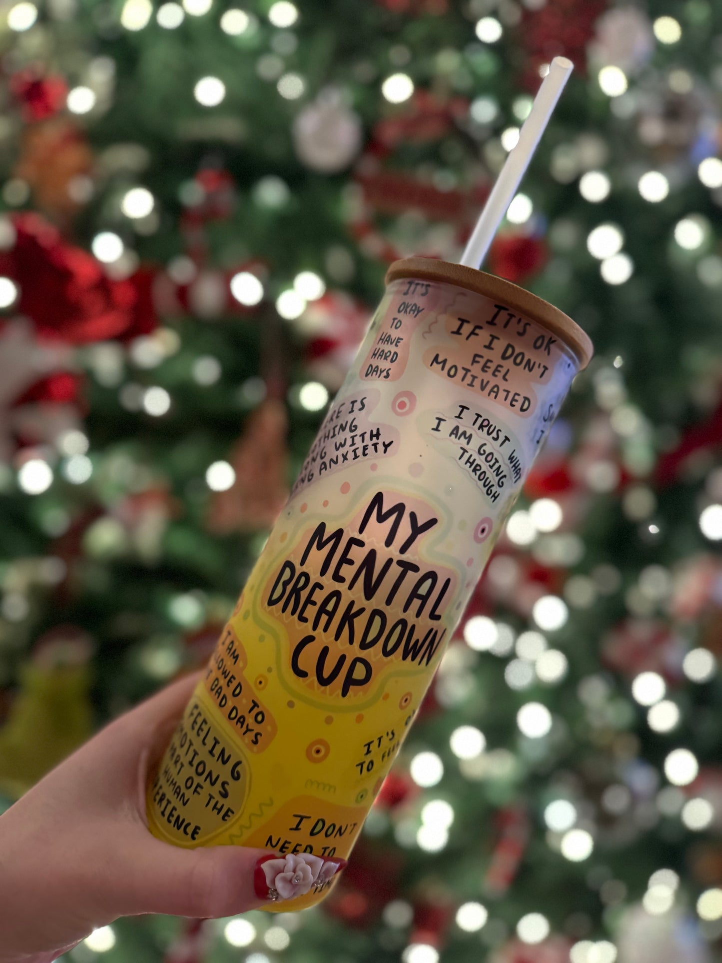 Limited Edition Mental Breakdown Glass Tumbler