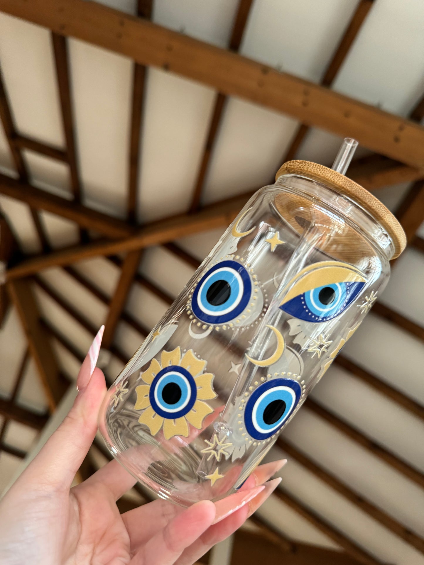 Evil Eye Clear Libbey Can