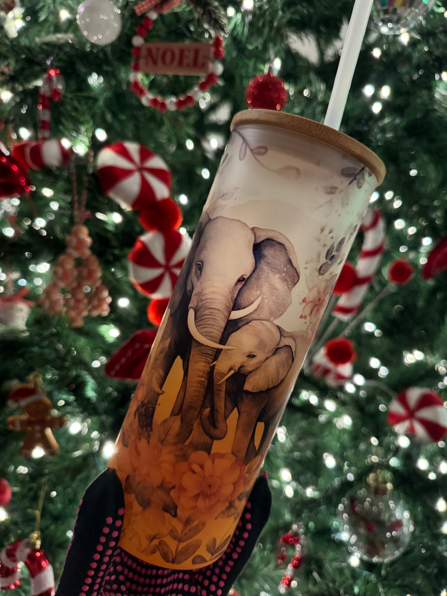 Limited Edition Elephant Glass Tumbler