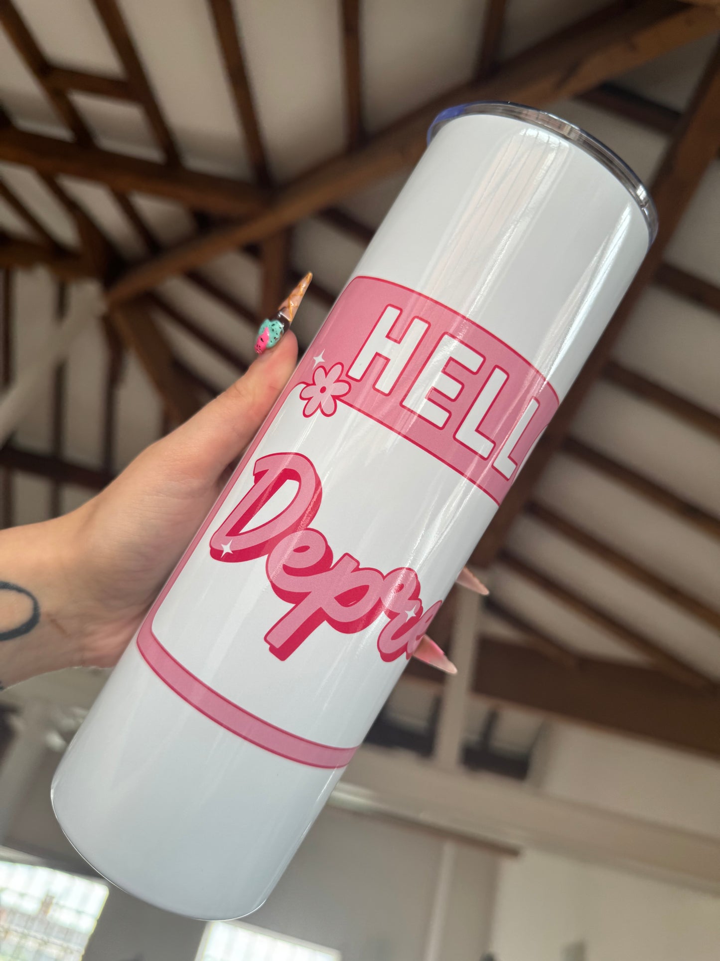 Hello, I’m Depressed 30oz Tumbler