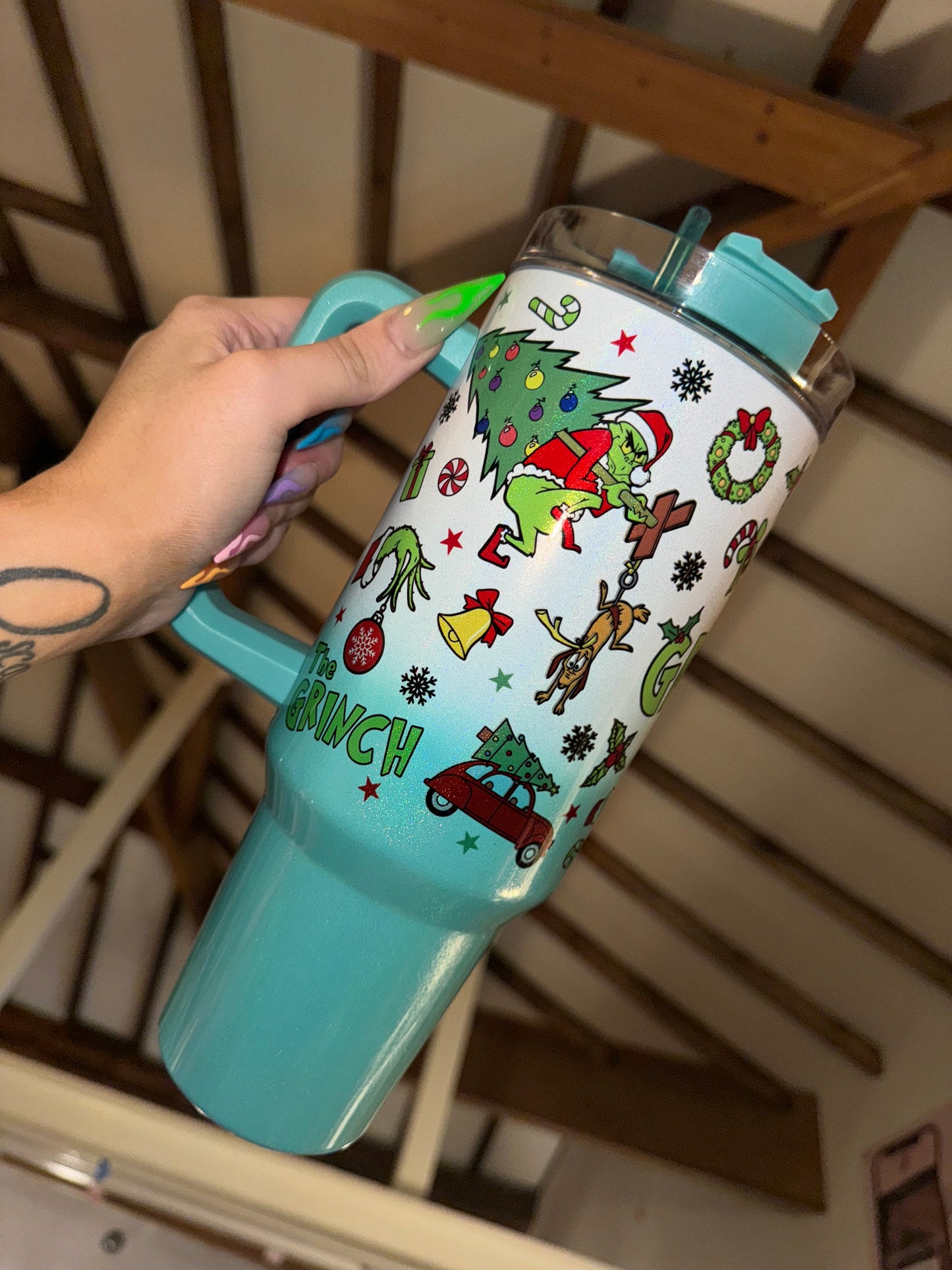 Grinch 40oz Tumbler