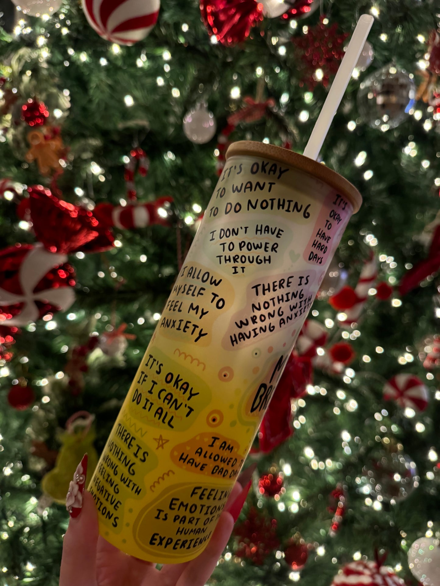 Limited Edition Mental Breakdown Glass Tumbler