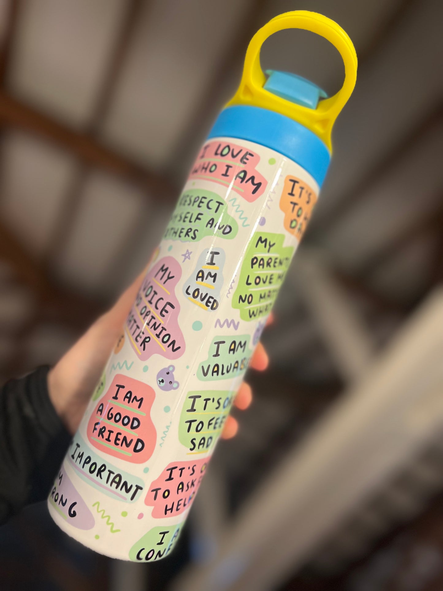 Kid daily affirmation bottle