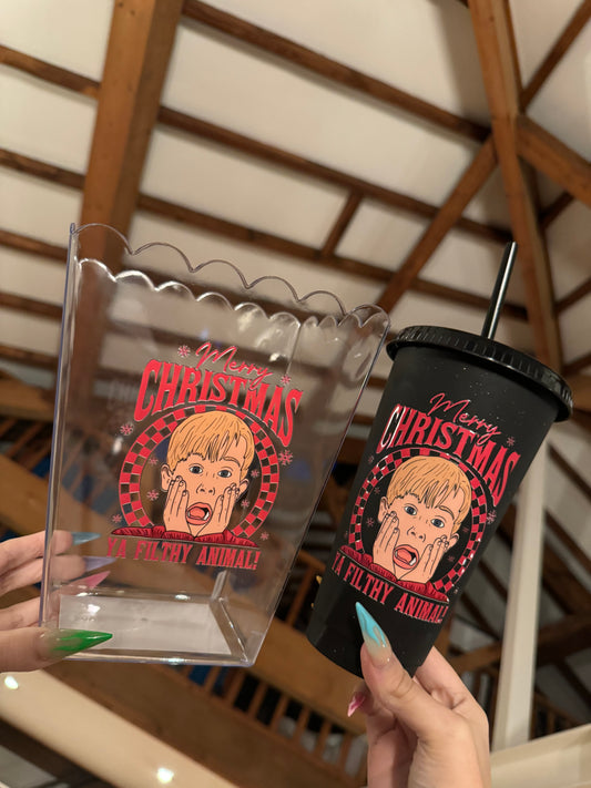 Home alone large bucket and cup set