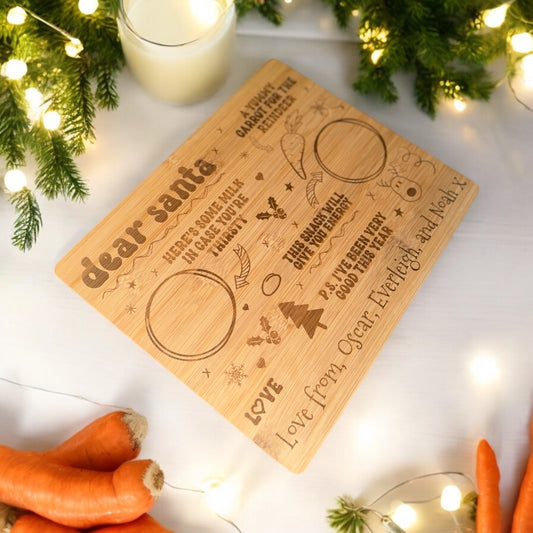 Personalised Engraved Christmas Eve Board