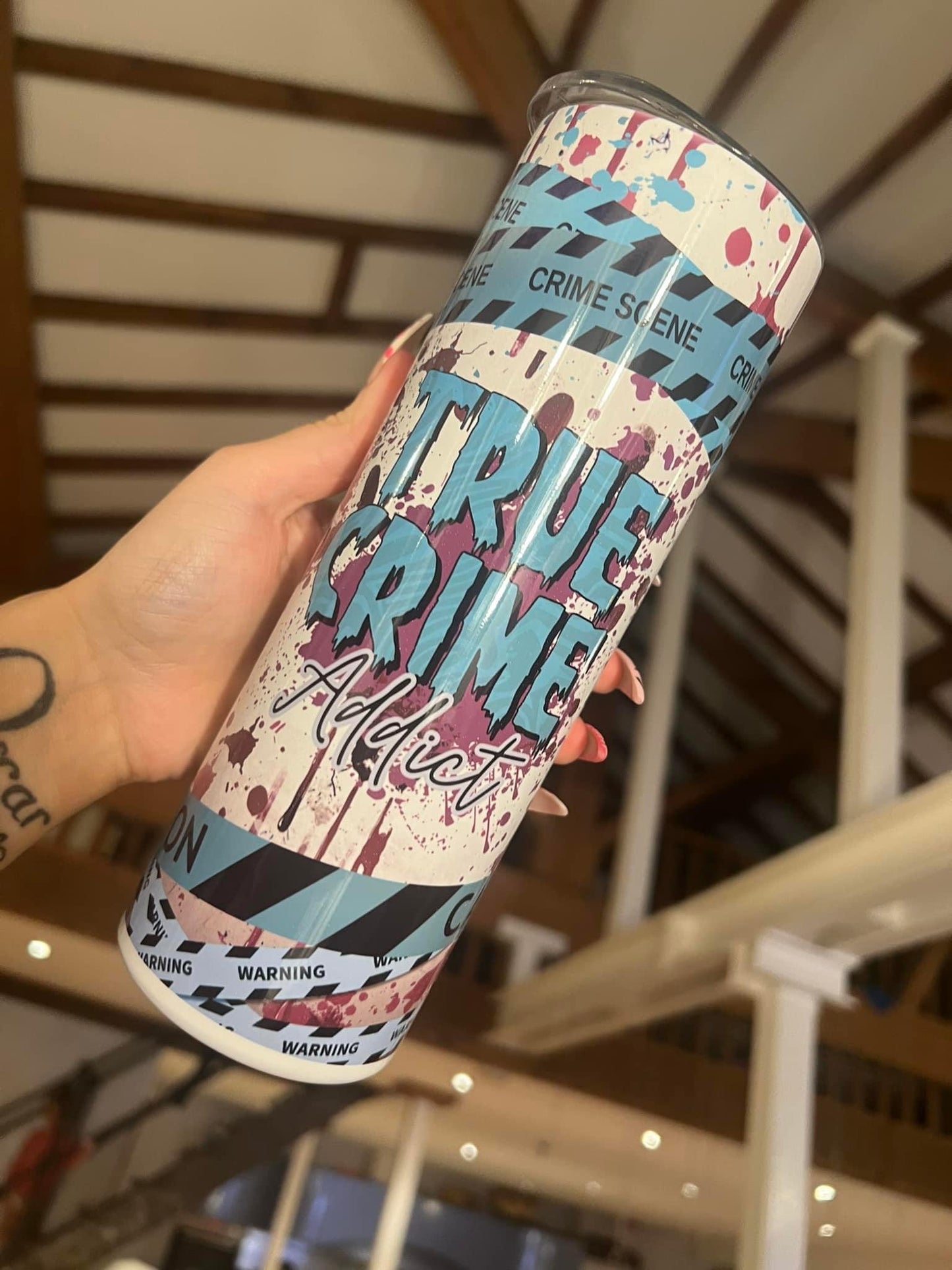 Glow In The Dark True Crime 20oz Tumbler