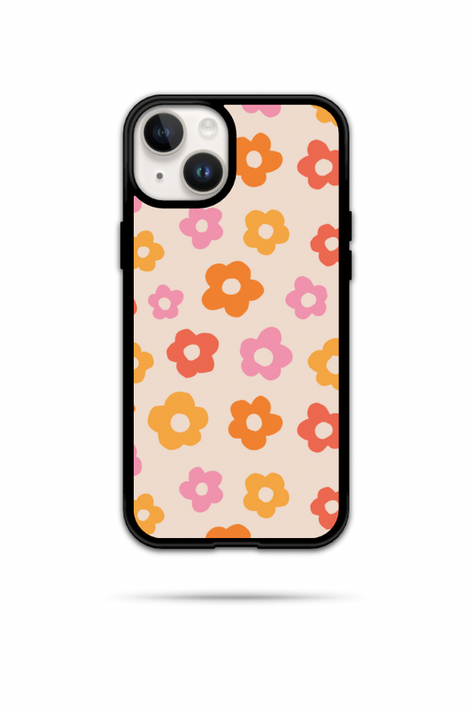 Pink & Orange Flowers Phone Case