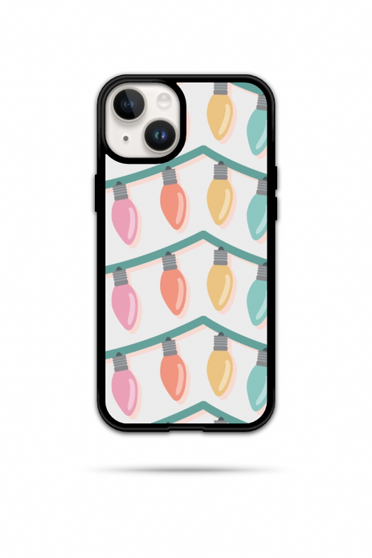 Colourful Christmas Lights Phone Case