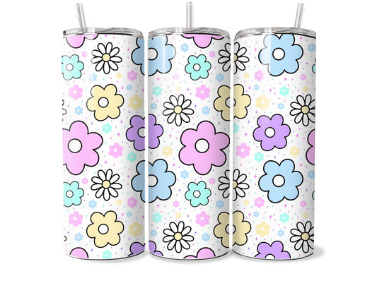 Retro Daisy 20oz Tumbler