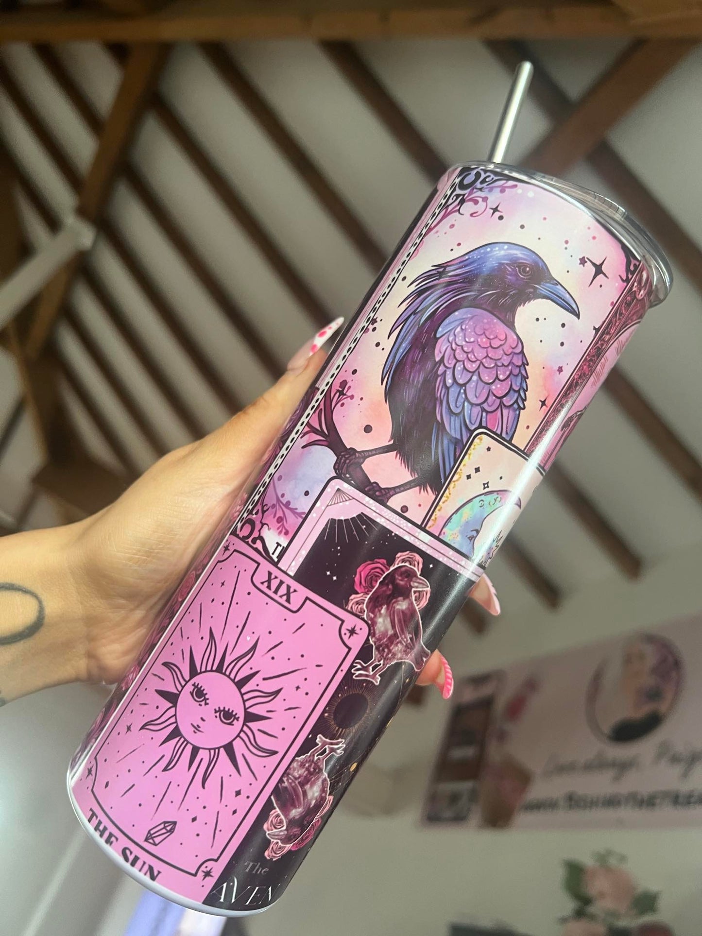 Glow In The Dark Tarot Tumbler