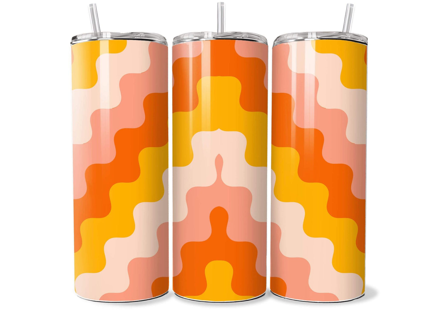 Wavy Design Tumbler