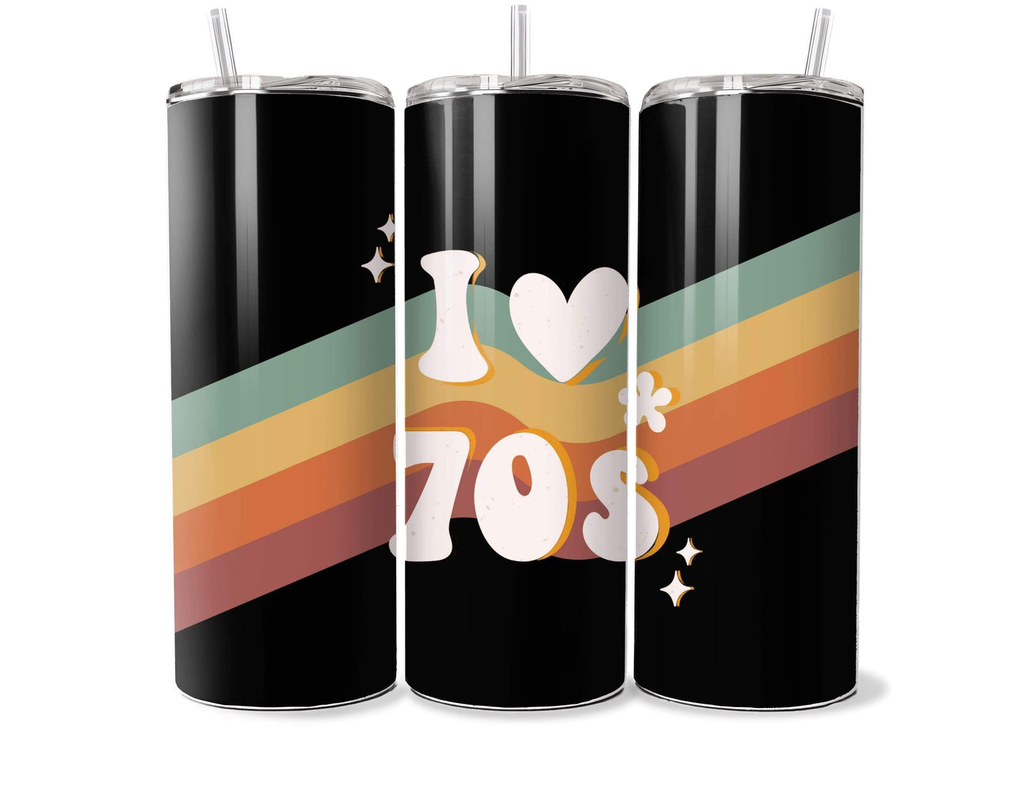 I Heart 70s 20oz Tumbler