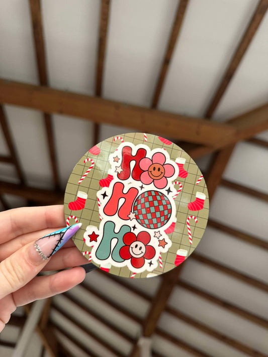 Flower Ho Ho Ho Coaster