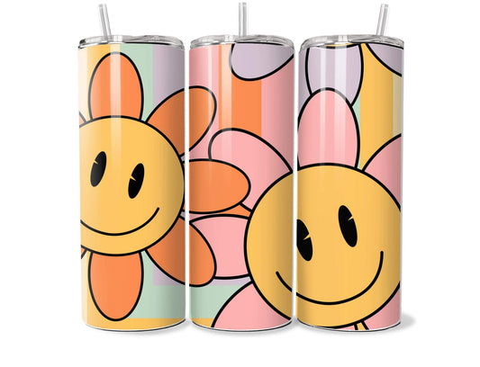 Retro Smiley 20oz Tumbler