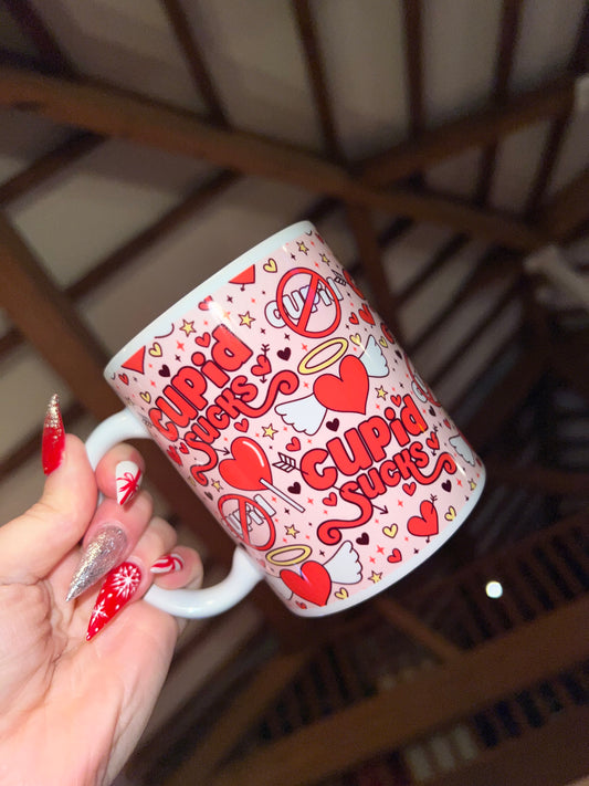 Cupid sucks mug