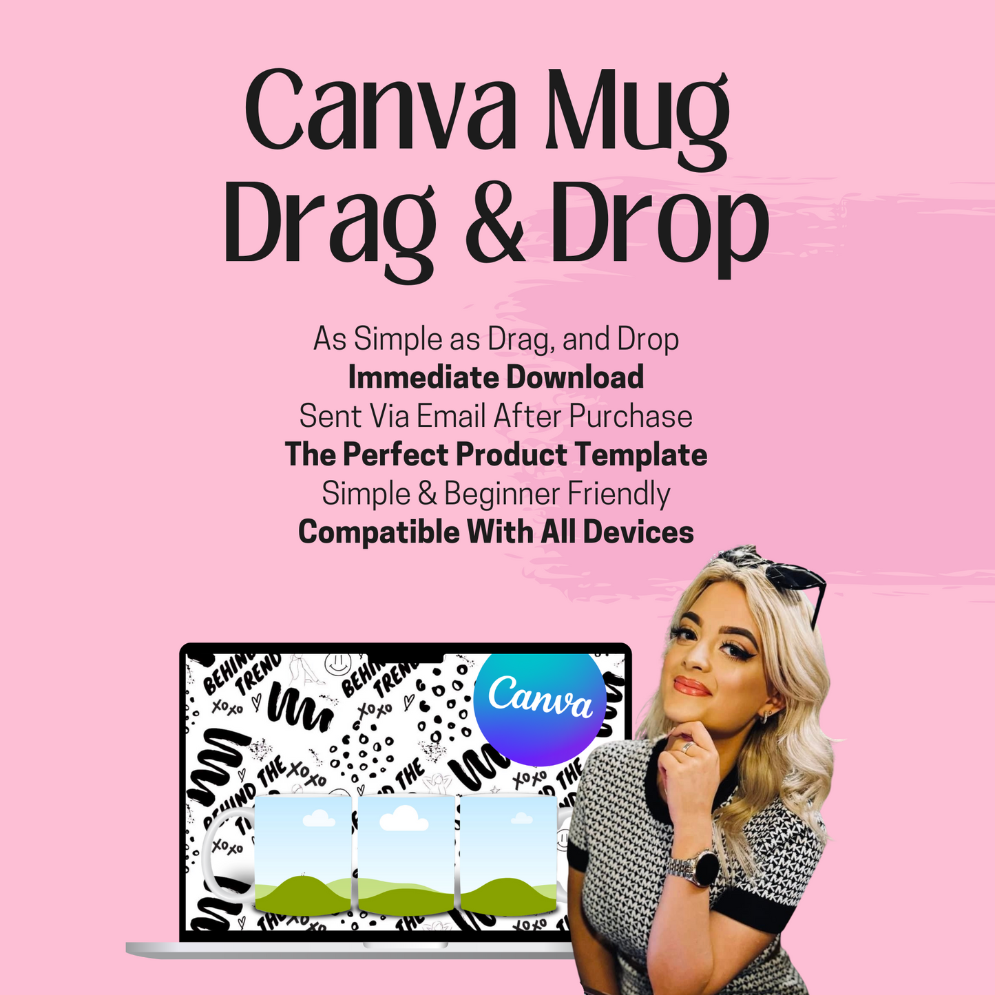 Canva Mug - Drag & Drop