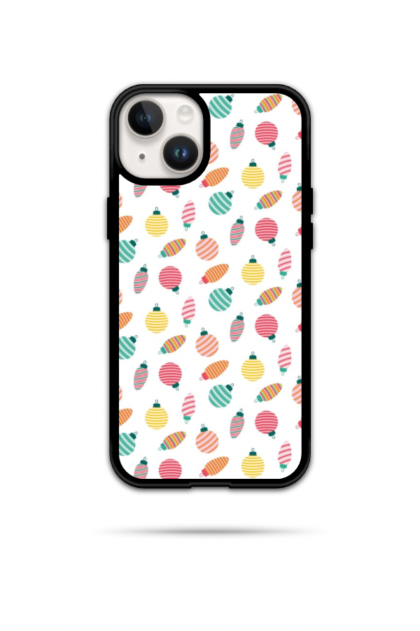 Colourful Christmas Baubles Phone Case