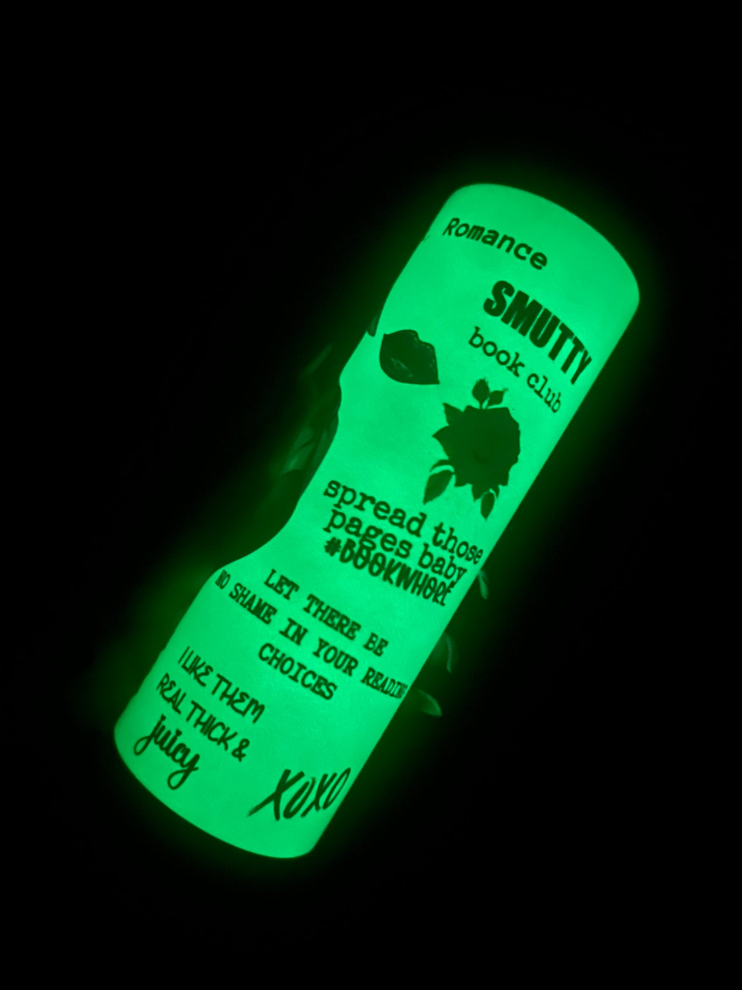 Glow In The Dark Smutty Book Club 20oz Tumbler