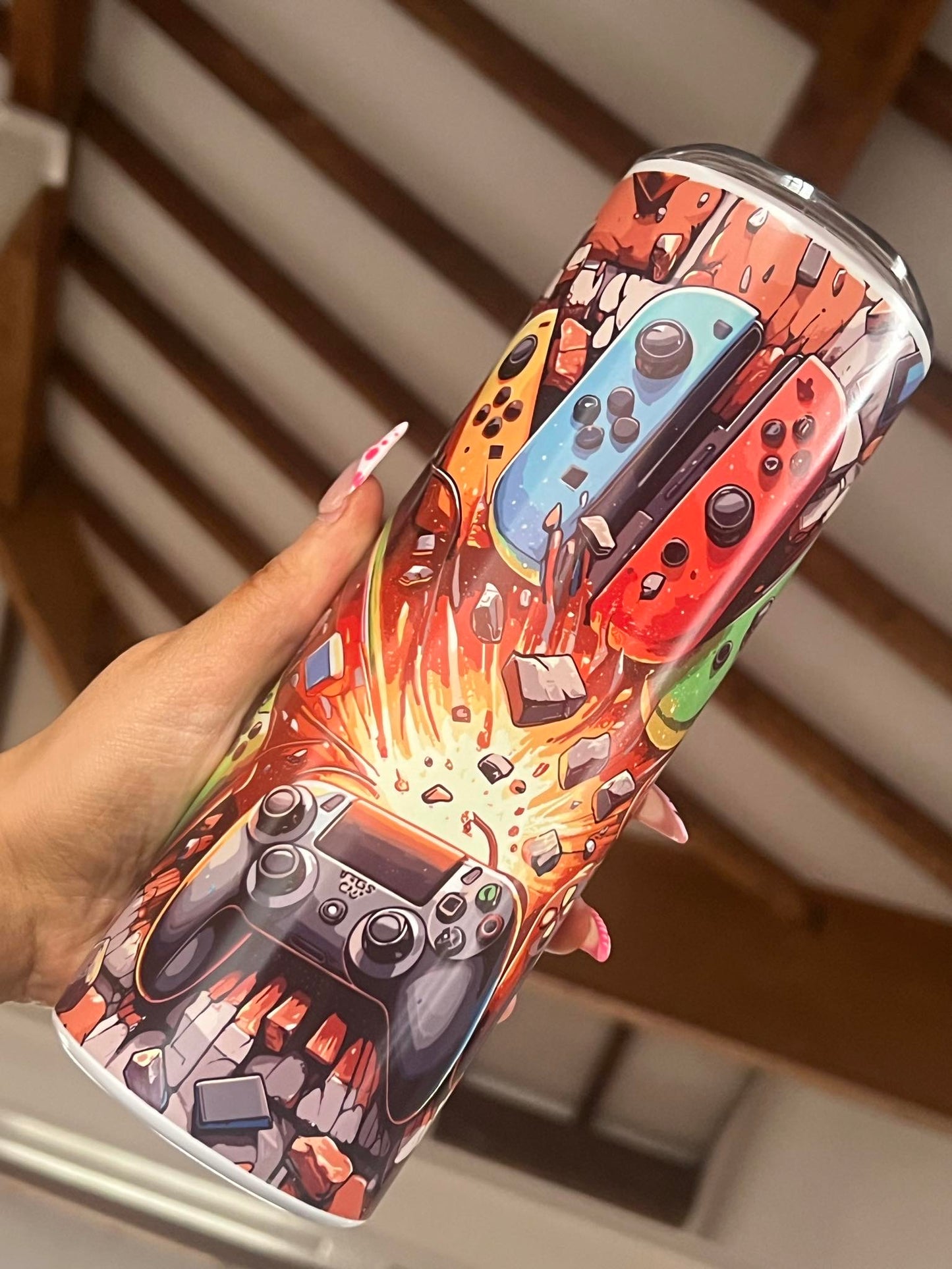 Glow In The Dark Gamer Tumbler