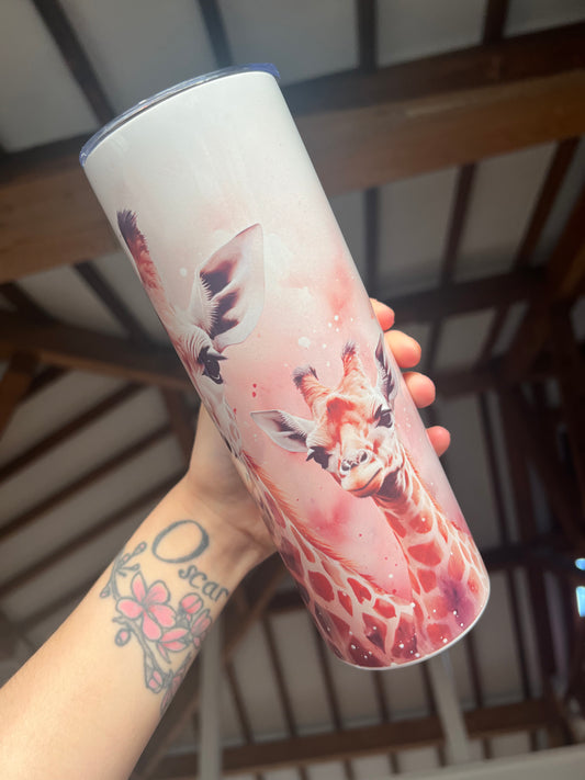 Mama mini giraffe tumbler