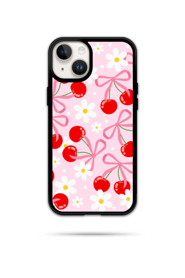 Pink Cherry Daisy Phone Case