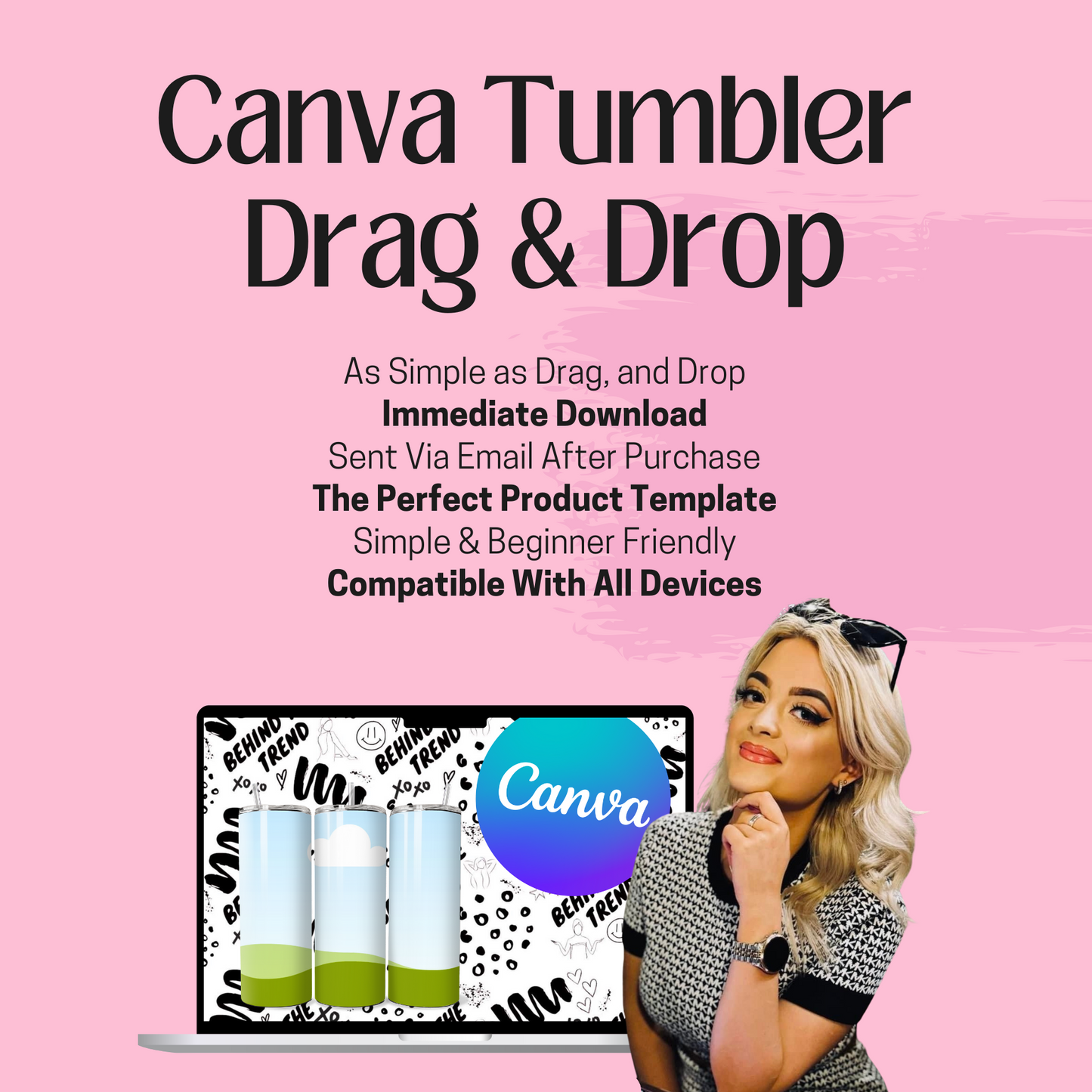 Canva Tumbler - Drag & Drop