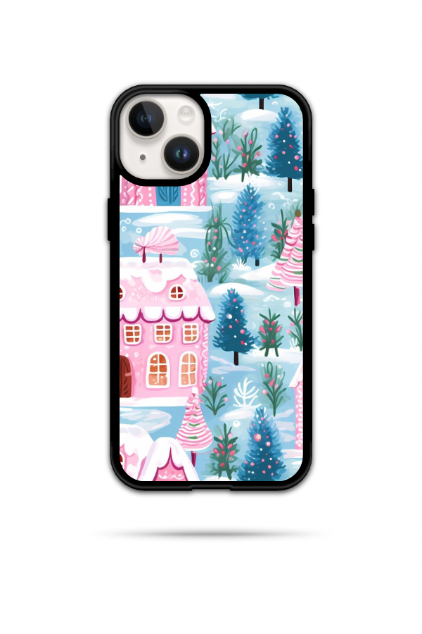 Pink & Blue Winter Wonderland Phone Case