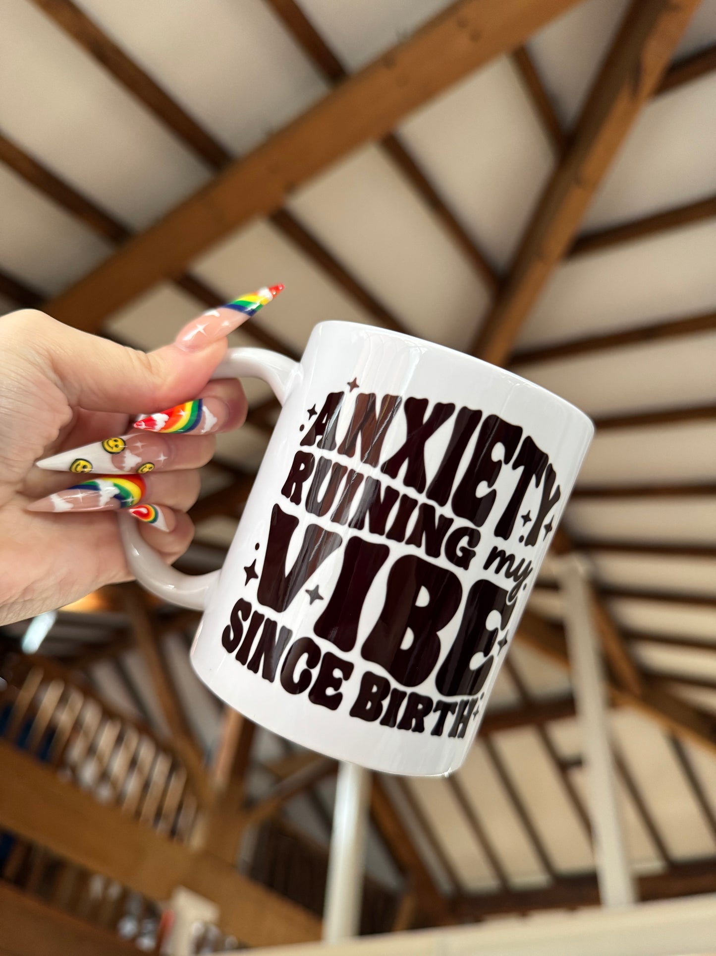 Anxiety Since Birth Mug