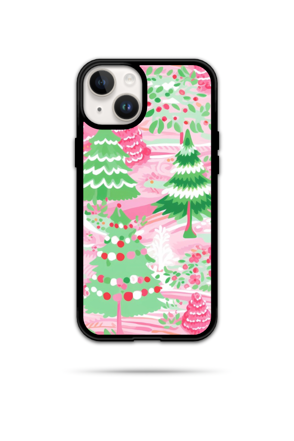 Christmas Tree Forrest Phone Case