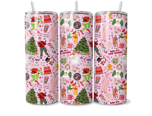 Pink Home Alone 20oz Tumbler