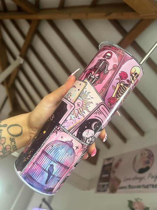 Tarot card tumbler