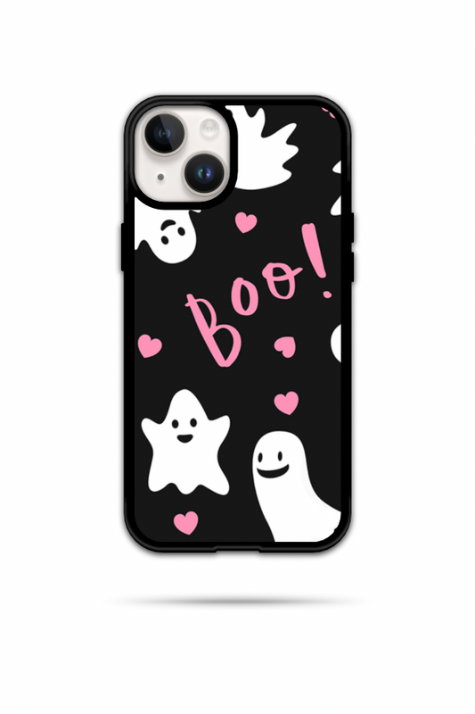 Black & Pink Boo Phone Case