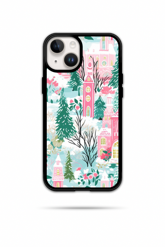 Tall Christmas Buildings Phone Case