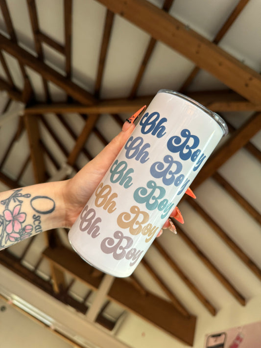 Mini 'Oh Boy' 12oz Tumbler