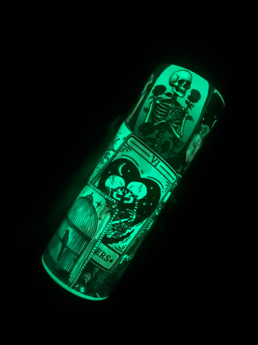 Glow In The Dark Tarot & Sage Tumbler Set