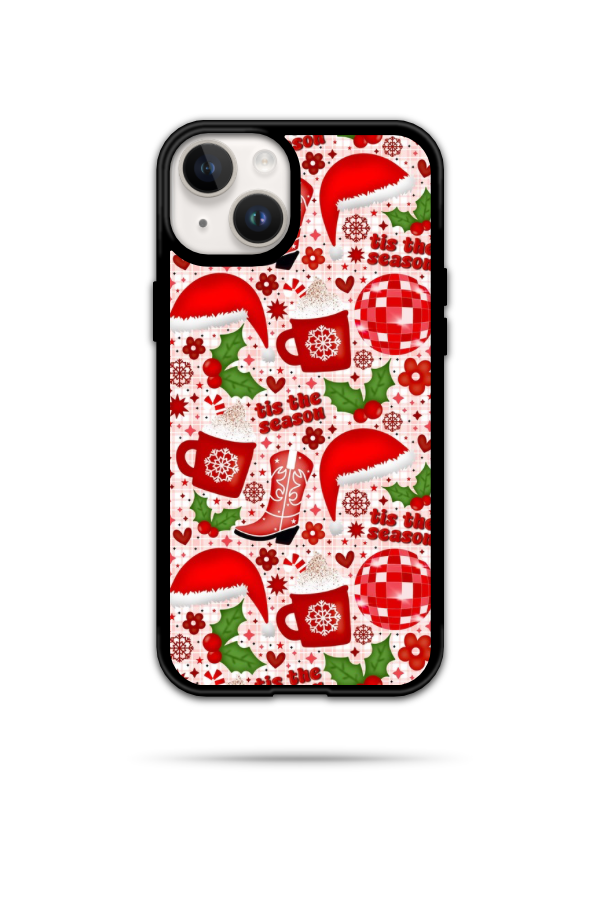 Red Tis' The Season Phone Case