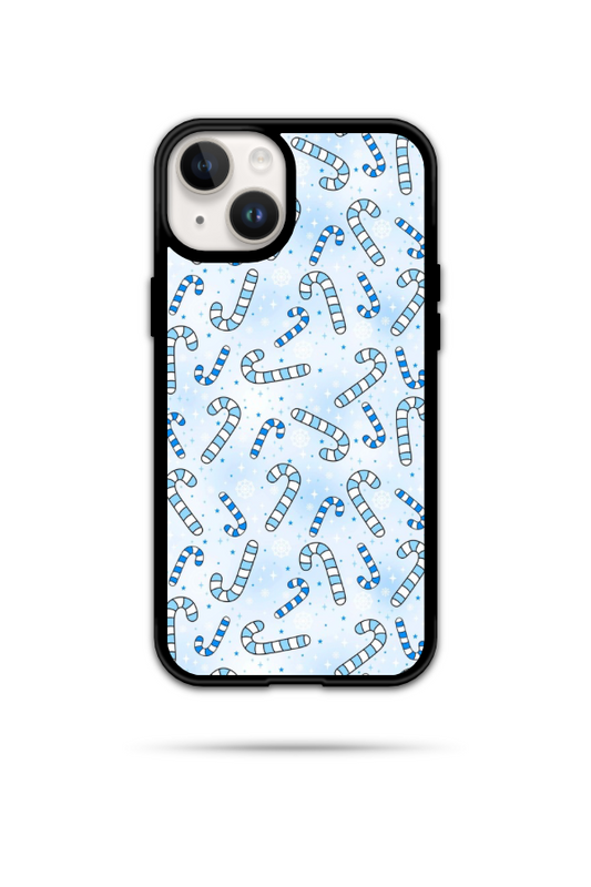 Blue Candy Cane Phone Case