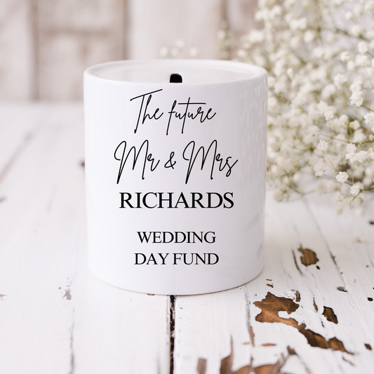 Wedding day fund money box