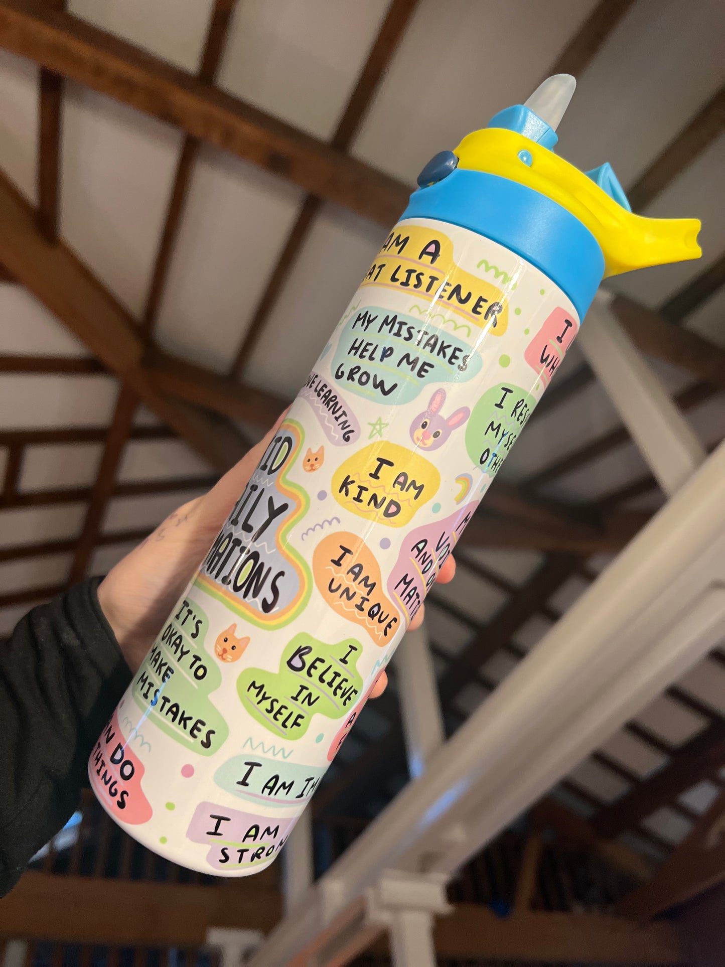 Kid daily affirmation bottle