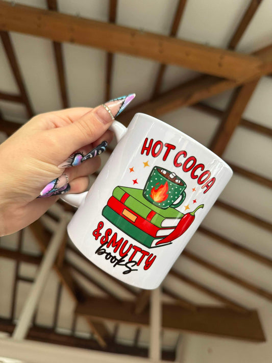 Hot Cocoa & Smutty Books Mug