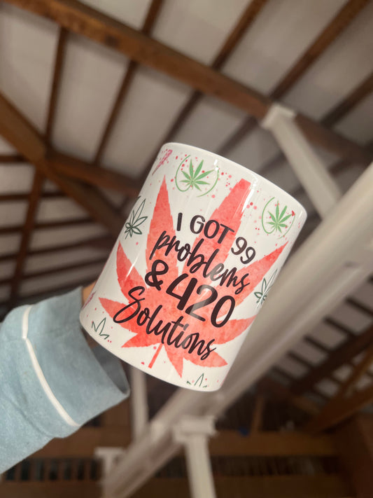 Pink 420 Mug