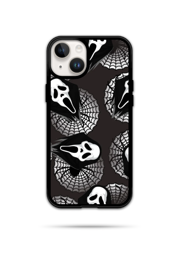 Black & White Cobwebs Phone Case