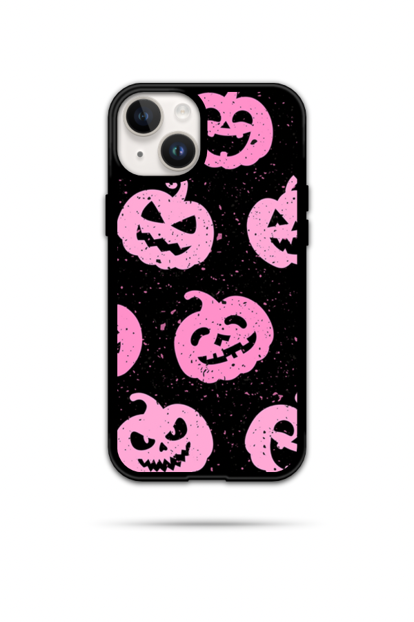 Pink Scary Pumpkins Phone Case