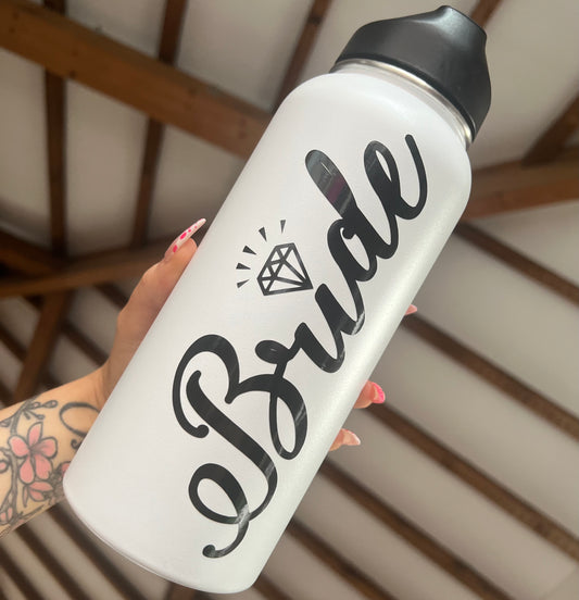 30oz bride water bottle