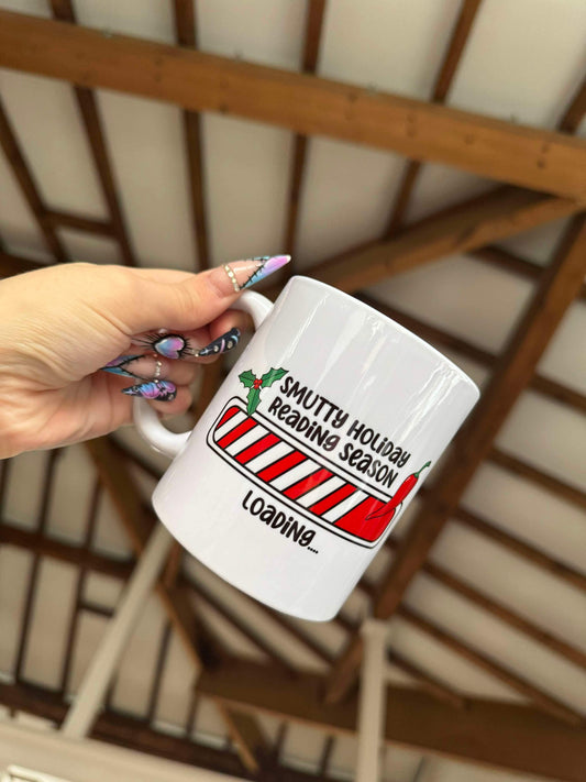 Smutty Holiday Reading Season Mug