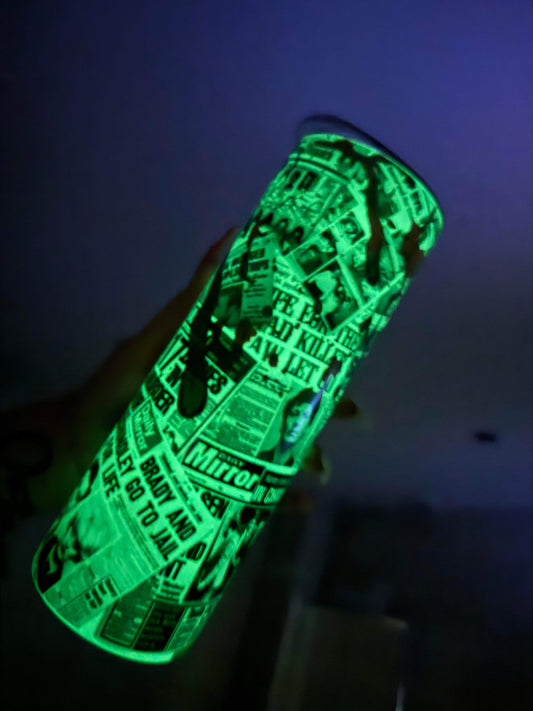 Glow In The Dark Serial Killer Tumbler